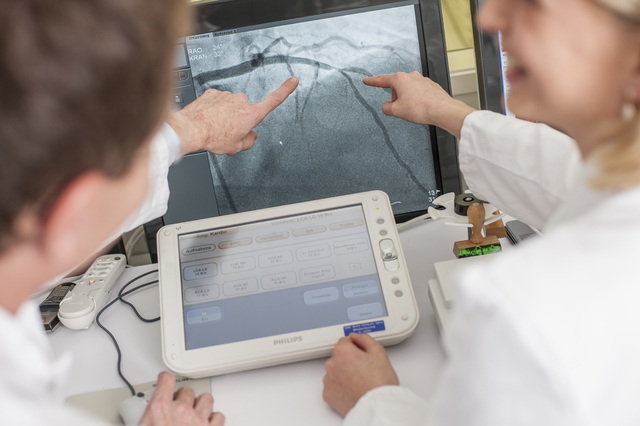 Blicken Sie unseren Ärzten bei Führungen durch moderne Herzkatheterlabore über die Schulter. | Foto: Jörg Simanowski